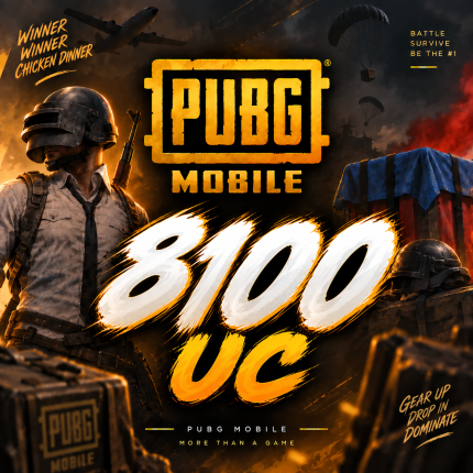 PUBG Mobile 8100 UC