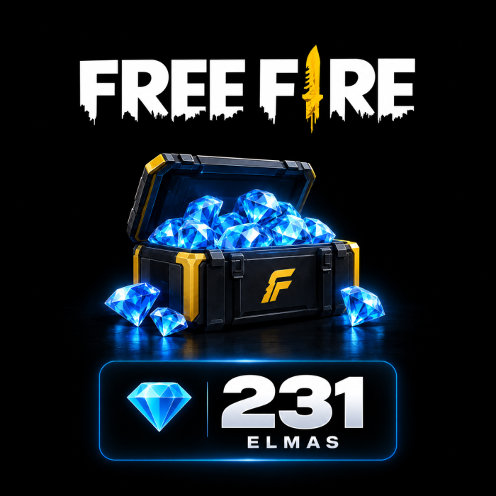 Free Fire Global 231 Elmas