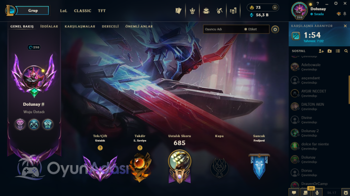 LOL TR MASTER - GRANDMASTER HESAP ACİL